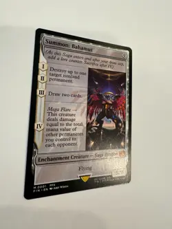 MTG Magic The Gathering Final Fantasy Summon: Bahamut (0001) Rare Non-Holo - Image 3