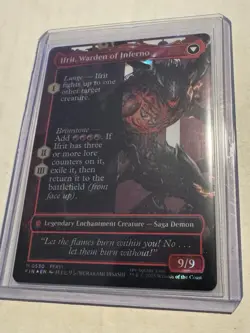 Clive, Ifrit's Dominant (Borderless) (Surge Foil) #530 Final Fantasy Foil MTG - Image 4