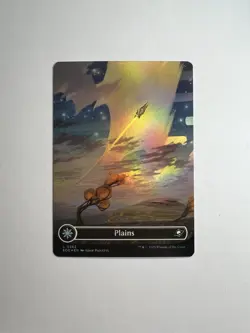 MTG Edge of Eternities - Plains 0262 Foil (Borderless) - Image 1