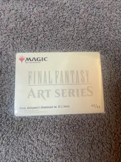 MTG Dion, Bahamut's Dominant Art Series Card Final Fantasy MTG 42/53 - Image 2