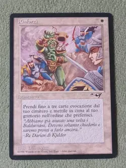 MAGIC THE GATHERING MTG ALLIANCES REINFORCEMENTS / RINFORZI ITALIAN 1996 NM CCG - Image 1