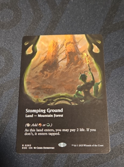 MTG: Stomping Ground (0283) (Borderless) - Edge of Eternities Regular - Image 2