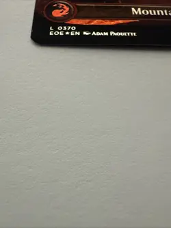 MTG Mountain (0370) (Borderless Galaxy Foil) Edge of Eternities NM - Image 2