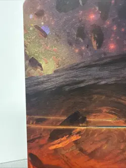MTG Mountain (0370) (Borderless Galaxy Foil) Edge of Eternities NM - Image 3