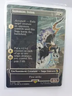 MTG - (Borderless) SUMMON: IXION - Final Fantasy Commander (R) NM - Image 1