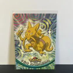 Pokemon - Kadabra #64 Topps TV Animation Black Logo Non-Holo 2nd Print 1999 NM - Image 1