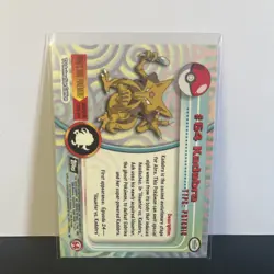 Pokemon - Kadabra #64 Topps TV Animation Black Logo Non-Holo 2nd Print 1999 NM - Image 2
