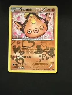 Pokemon Stunfisk RC12/RC25 B&W Legendary Treasures Radiant Holo - Image 1