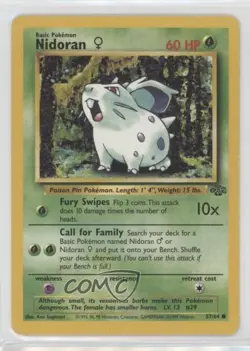 Nidoran F Pokemon Jungle #57 1999 0mf9 - Image 1