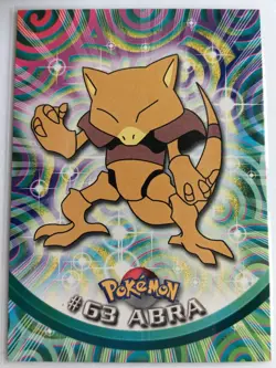 Pokemon - Abra #63 Topps TV Animation Black Logo Non-Holo 2nd Print 1999 NM - Image 1