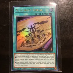 Mitsurugi Ritual YuGiOh Supreme Darkness Ultra Rare Holo SUDA-EN095 NM/NM+ - Image 1