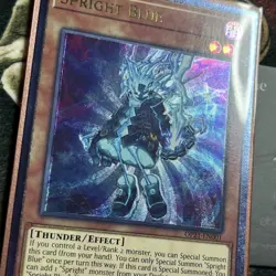 Spright Blue OP21-EN001 Ultimate Rare Mint/NM Meta Staple 1st Ed YUGIOH - Image 2