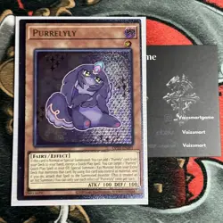 MISPRINT Miscut Purrelyly OP22-EN001 Ultimate Rare NM 1st Ed Cat Meta YUGIOH - Image 1