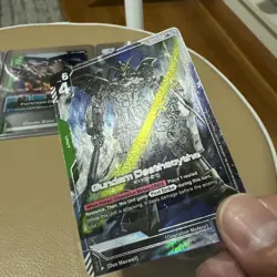 Gundam Card Game Gundam Deathscythe GD01-025 LR+ Holo Foil Alt Art English - Image 5