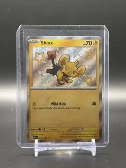 Shinx 135/091 Sv: Paldean Fates Holo Baby Shiny Pokemon Card Near Mint - Image 1