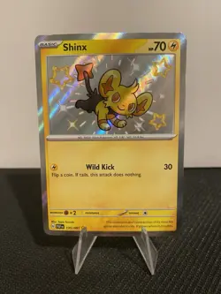 Shinx 135/091 Sv: Paldean Fates Holo Baby Shiny Pokemon Card Near Mint - Image 1