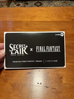 MTG Secret Lair Card FINAL FANTASY Grimoire Japanese version Foil Edition - Image 1