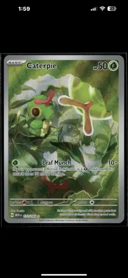 Pokemon Card - Scarlet & Violet 151 EN - Caterpie - Illustration Rare (172/165) - Image 1