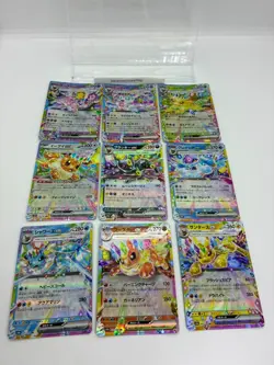 Terastral Festival ex Eevee Evolution Japanese Pokemon card RR 9 set sv8a Japan - Image 1