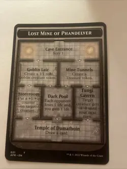 Lost Mine of Phandelver Oversized Dungeon Card - MTG - AFR 021 -Very Nice - Image 1