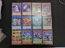Yu-Gi-Oh! OCG Quarter Century Art Collection 25th Secret Rare 12-Card Lot LP - Image 1