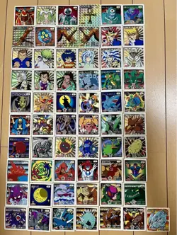 Yu-Gi-Oh! Sticker Retsuden Amada Blue-Eyes White Dragon 61-Card Set - Image 1