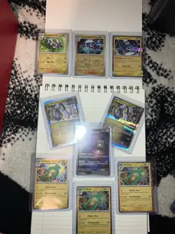 9 Electric-Type Pokemon Card Lot - miraiden, Bellibolt x4, Zebstrika & Thundurus - Image 1