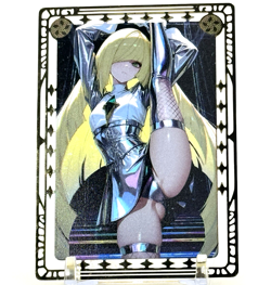 Goddess Story: Pokemon Lusamine Non-Serial Metal Anime Waifu CCG Trading Card - Image 1