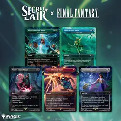 MTG Secret Lair Card FINAL FANTASY Grimoire English version Foil Edition - Image 3
