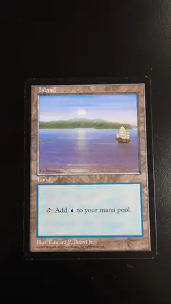 Magic The Gathering - Island Card (APAC Red) - Promotional - Image 1