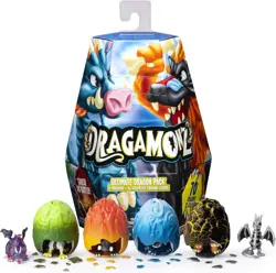 Dragamonz, Ultimate Dragon 6 Pack, Collectible Figure & Trading Card Game, fo... - Image 1