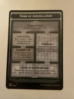 Oversized - Tomb of Annihilation - Unique & Misc Promos #021 MTG Magic The Gathe - Image 1