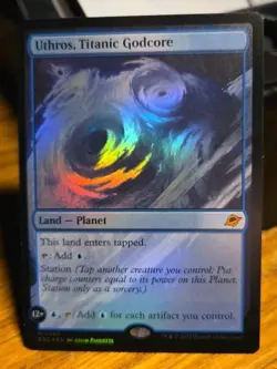 Uthros, Titanic Godcore NM Foil #260 MTG EOE Edge of Eternities - Image 1