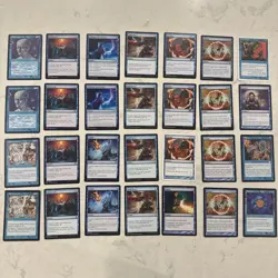 Magic the Gathering MTG Blue Counter Spells Lot 28 Cards Mana Leak Spell Pierce - Image 1