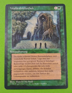 Waldesbibliothek (Sylvan Library) Renaissance (GERMAN) LP Magic MTG - Image 1