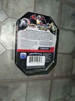 Paldean Fates Great Tusk Ex Tin - New & Sealed - Pokemon TCG 4 Packs - Image 4