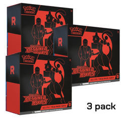 ✅ 3x Pokemon TCG - Destined Rivals Elite Trainer Box ETB SEALED - Image 1