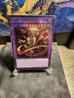 Yugioh! TCG - Starving Venom Fusion Dragon - Platinum Secret Rare - RA04-EN272 - Image 1