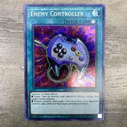 Yugioh Enemy Controller LCKC-EN032 Secret Rare 1st Ed LP - Image 1