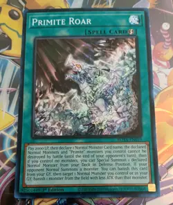 Primite Roar Super Rare 1st Edition ROTA-EN059 Yugioh - Image 1