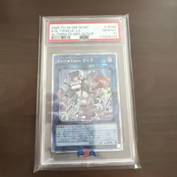 PSA10 YuGiOh Evil Twin Lil-la 25th QCSE Collector Rare Japan Card - Image 1