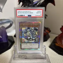 PSA10 YuGiOh Blue Eyes White Dragon Ukiyoe 25th Anniversary Japan - Image 1