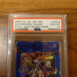 PSA10 YuGiOh Accesscode Talker 20th Secret Rare Japan Card 2020 - Image 2