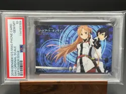 Psa10 Telephone Card Sword Art Online Asuna Kirito Phone Quo Book Cards Etc. Ava - Image 1