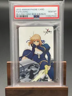 Psa10 Telephone Card Fate Saber Amiami Purchase Bonus Phone Quo Book Cards, Etc. - Image 1