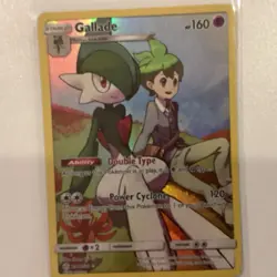 Pokemon Card Gallade 244/236 Secret Rare Sun Moon Cosmic Eclipse Singles LP - Image 1