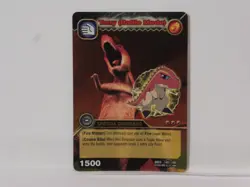 DKCG 149/160 TERRY (BATTLE MODE) Dinosaur King Gold Rare Foil Trading Card 2008 - Image 1