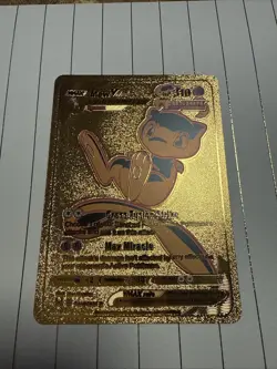 Mew VMAX HP310 Cross Fusion strike Gold Foil Fan Art Pokemon Card - Image 1