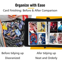 Soccer Card Binder，2024-2025 Sports Trading Card with Sleeves Holder Album - Image 3