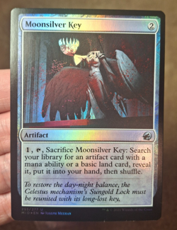2021 MTG MAGIC THE GATHERING MOONSILVER KEY FOIL CARD, 255/277 - Image 1